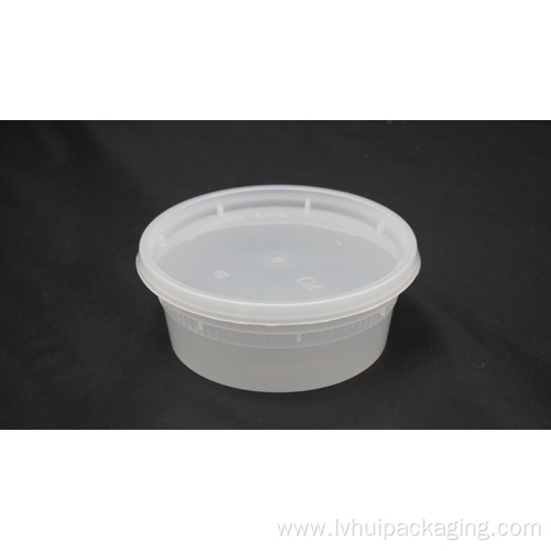 8OZ disposable soup cups with lids